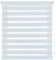 Blindecor - Indus doppelrollo klemmfix ohne bohren - duo rollo klemmfix Hellblau - 97 x 180 cm (Breite x Länge) Stoffgröße 94 x 175 cm