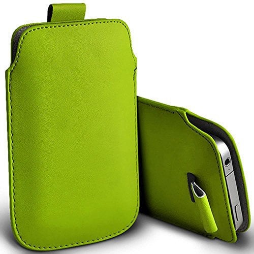 FVLFIL Digi Pig® GREEN Easy Access Pull Tab Case For Doro 1370 Mobiles - Durable Protective Phone Pouch Covers
