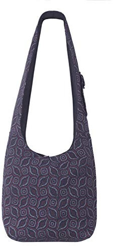 Vishes Unisex Umhängetasche Schultertasche - Tasche zum Umhängen für die Schulter Vintage Motiv schwarz