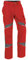 KÜBLER Workwear | KÜBLER ACTIVIQ Cotton+ Arbeitshose | mittelrot/anthrazit | Größe 50