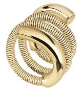 Breil Juwel Sammlung NEW SNAKE STEEL, RINGE aus DAMEN in FARBIGER STAHL Farbe GOLD messen 18 - TJ3082