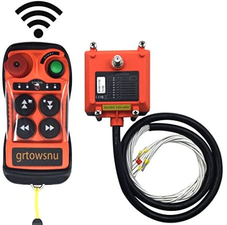 Telecomando per gru senza fili per gru a ponte wireless Industriale Paranco elettrico Argano Rimorchio per discarica Radio 4 canali pulsanti 220V