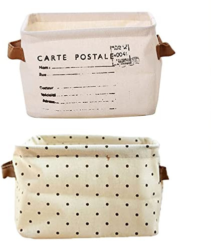 2 Pcs Bread Baskets Cotton Fabric Bread Bins Foldable Kitchen Baskets for Store Kitchen Household, (JY-001)