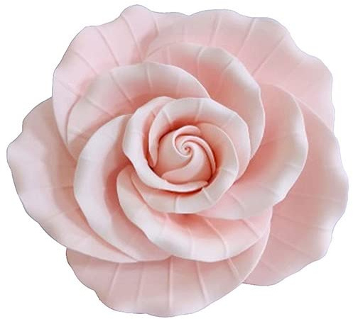 O'Creme Garden Roses Gumpaste Flower Set - Pink - Edible Flowers for Cake Decorating - Sugar Paste Flower Decorations for Cakes, Candy, Cupcake Toppers - Birthday, Wedding, Valentines, Baby Shower