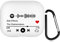 Custodia per AirPods personalizzata a 2 lati per Apple AirPods di terza generazione 2021, cover in stile musica con codice Spotify scansionabile, custodia regalo personalizzata (bianco)