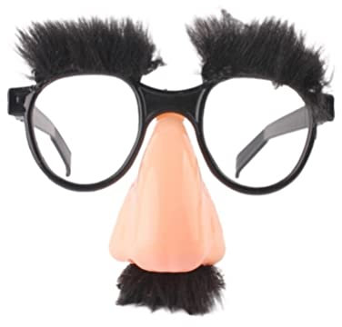 Alipis 6 STK Karneval Brille Große Nase Mit Schnurrbart Nasenbrille Halloween-dekor Partybrille Brillen Für Männer Lustige Brillen Fasching Brille Eines Alten Mannes Albern Clown Led Kind