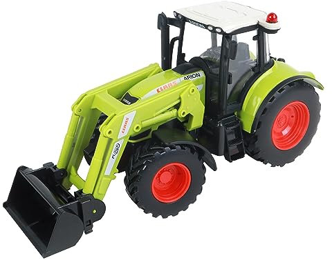 LE MONDE DE LA FERME - CLAAS 540 Traktor mit Frontlader - Bauernhof - 027041-1/32 - Freilauf-Fahrzeug - Grün - Metall - Kinderspielzeug - Landwirtschaft - Fahrzeug - Ab 3 Jahren