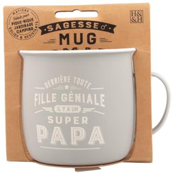 MUG NOMADE - Mug à thé et café personnalisé Papa - cadeau pour Homme, Pastel