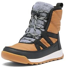 Sorel Unisex Kinder Whitney 2 Plus Lace Wp Mode-Stiefel, Elk Black 2024, 32 EU