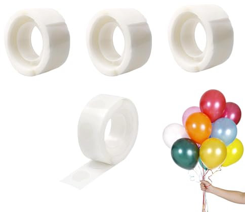 Senshuomy Balloon Sticky Dots,Double Sided Adhesive Dots Stickers Glue Points,Extra Strong Sticky Dots Double Sided for Birthday Party Wedding Christmas Decorations and DIY(400PCS)