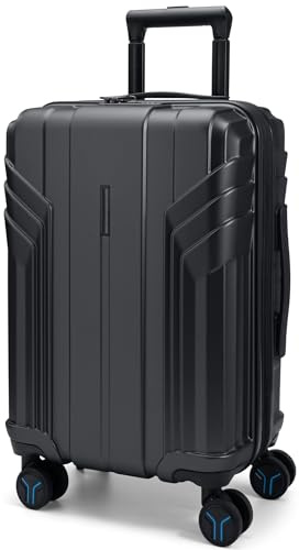BAGSMART Erweiterbares Handgepäck, 55,9 x 35,6 x 22,9 cm, von Fluggesellschaften zugel