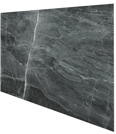 Wandverkleidung vilo SPC Fliesen Innenpaneel anthrazit marmoriert 30x60cm 4mm 13 Platten 2,34qm