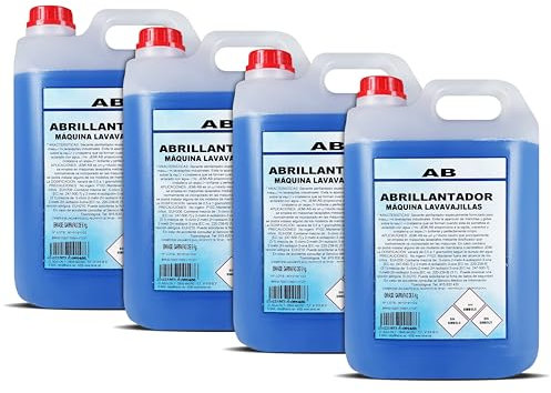 Abrillantador para Lavavajillas 20 litros | Vajilla Limpia, Seca y Brillante