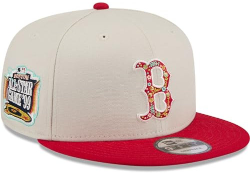New Era 9Fifty Snapback Cap - FLORAL Boston Red Sox Stone
