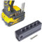Decoralin Supporto magnetico per punte Dewalt 18V XR Impact Driver e trapani combinati, contiene 5 punte, nero