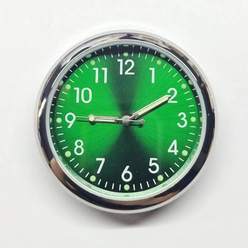 Autouhr, für MG Maestro MG9 Marvel R, Auto Armaturenbrett Zubehör Kleine Runde eingebaute Entlüftungsuhren Uhr Mini Digital Timer.,A