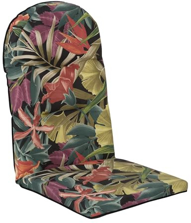 PATIO Gartenstuhlpolster Hochlehner Galaxy 123 x 49 cm Sitzpolster Stuhl mit Rückenlehne oval gesteppt für Gestell bis 46 cm kariert