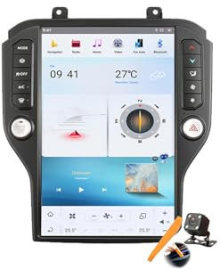 4gb+64gb,Android 13.0 Autoradio 2 Din Stereo con 4G WiFi DSP SWC Carplay per Mustang 2015-2022 GPS Navi 14.4 Pollici Tablet Lettore Multimediale FM BT Receiver