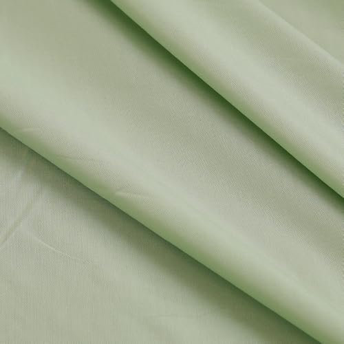 Leinenstoff aus Tencel-Mischgewebe, 135 cm breit, 180 g/m Gewicht, Meterware, Hellgrün