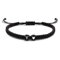 EVEMATE Armband mit Buchstabe und Herz für Freunde und Paare - Initiale A-Z Name - Geflochtenes Freundschaftsarmband für Frauen, Männer und Kinder (T)