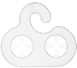 Sockenwächter - Sockenhalter & Sockentrockner (20 Stück) - Sockenklammern für Waschmaschine und Trockner, Sockenaufhänger & Organizer gegen Sockenverlust, Socken Sortierhilfe aus Kunststoff (Weiß)