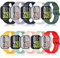 WindRen 10 Stück Armband Kompatibel mit Xiaomi Redmi Watch 5/Xiaomi Smart Band 9 Pro,Weiches Silikon Sport Ersatz Armbänder Kompatibel mit Xiaomi Redmi Watch 4/Xiaomi Smart Band 8 Pro Herren Damen