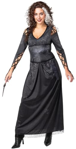 Funidelia | Kostüm von Bellatrix Lestrange - Harry Potter für Damen Harry Potter, Bösewicht, Zauberer, Film und Serien - Kostüm für Erwachsene & Verkleidung für Partys, Karneval & Halloween