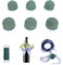 24 PCS Mini Floral Foam Holder, Round No Odor Bouquet Holder Wine Bottle Flower Arrangement Holder with Iron Wire for Table Wedding Decor