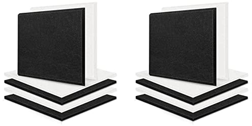 ISTOVO 12 Pack Acoustic Panels High Density Soundproof Wall Panels Sound Absorbing Tiles for Recording Studio,Ceiling,