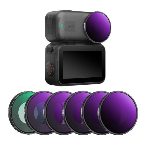 K&F CONCEPT 6er Pack CPL+ND8+ND16+ND32+ND64+ND256 Filterset für Osmo Nano | Polfilter, Neutraldichtefilter mit Mehrfach Beschichtete HD optisches Glas, Aluminiumlegierungsrahmen, FD151