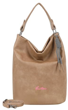 Fritzi aus Preussen Schultertasche Lou Hobo Taupe hellbraun