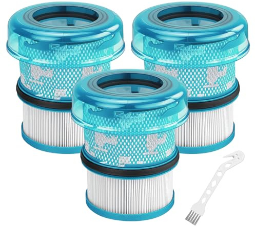 V16 Filter für Dyson V16 Piston Animal / V16 Piston Animal Submarine DS60 | Ersatzfilter für V16 Piston Animal Absolute,Waschbare Ersatzfilter,Hocheffiziente Filtration,3 HEPA-Filter,1 Reinigungsbürste