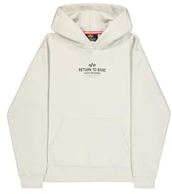 Alpha Industries Herren Return to Base Kapuzenpullover (1er Pack)