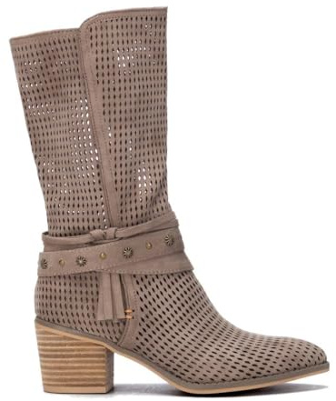 REFRESH - Stivali da donna Donna Taupe - Scarpe comode e versatili - Moda casual - Modello 17529301 (Misurare 36)