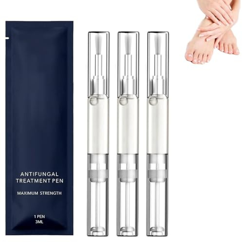 3 Pcs Nail Fungus Pen, Toenail Repair Serum for Strengthening Nails for Fungal Nail Care & Strengthening Effective Solution for Damaged
