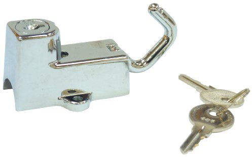 Bike It Universal Motorcycle Handlebar Helmet Lock – Clamp-On Anti-Theft Helmet Lock for Motorbike, Scooter & Bicycle Handlebars