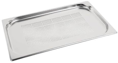 VOGUE K827 in acciaio INOX perforato 1/1 Gastronorm pan, 20 mm