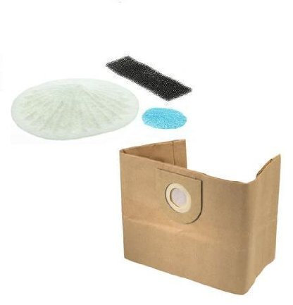First4spares Dust Bags & Filter Set For Vax 3-in-1 Multifunction 6131 Vacuum Cleaners x 10 Bags