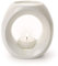 PRIMAVERA Duftlampe Cremeweiß matt - Aromadiffuser, Duftkerze, Raumduft - Aromatherapie - Keramik, handgefertigt, optimale Diffusionstemperatur
