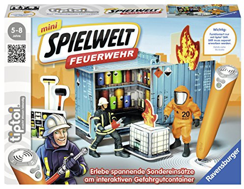 Ravensburger 00774 - tiptoi mini Spielwelt Feuerwehr: Gefahrguteinsatz