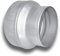 K-TECH-PRO Réducteur de rainure enroulée - Raccord symétrique - Diamètre : 100 mm - Raccord Ø 80 mm