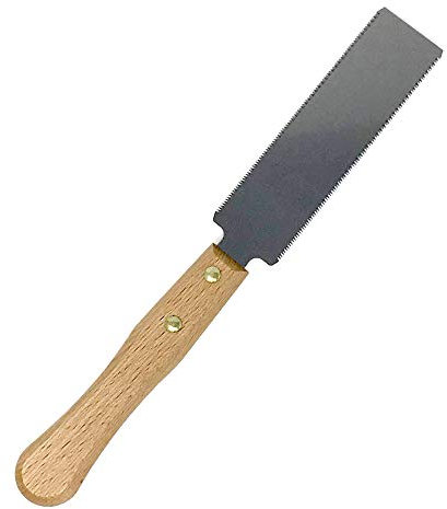 Hachiemon Japanische Ryoba-Säge mit doppelseitigem Sägemesser für Holzbearbeitung