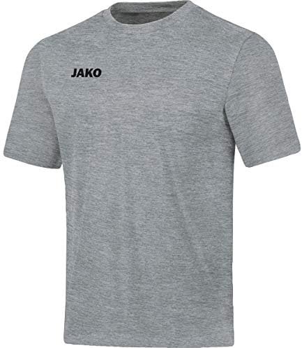 JAKO Herren T-Shirt Base, Hellgrau-Meliert, M
