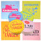 Cepewa Magisches Handtuch Spruch Lustig 4er Set Zauberhandtuch Fun Waschlappen Baumwolle 30cm
