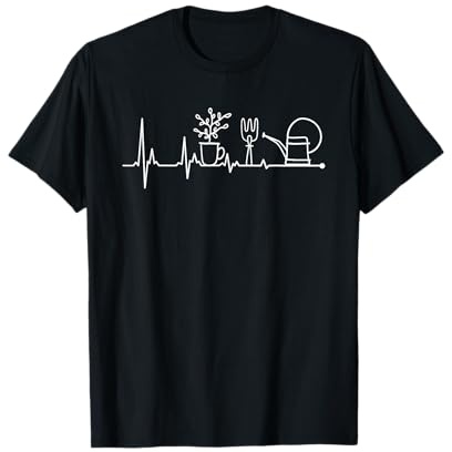 Jardinería Ritmo cardíaco Jardinero Camiseta