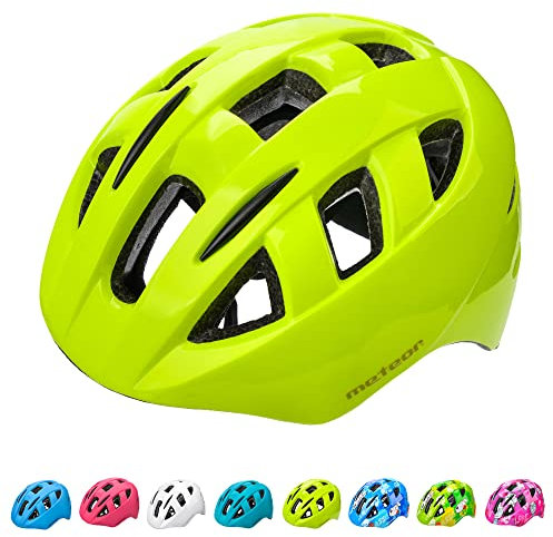 meteor® Fahrradhelm Kinderhelm BMX Kinder-Helm MTB kinderfahrradhelm Downhill rennradhelm Mountain-Bike Inliner Roller Skater BMX fahradhelm Scooter Kinder Helmet