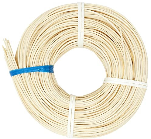 famos Peddigrohr Blauband Beste Qualität Flechtmaterial Peddig Natur Verschiedene Stärken ca. 125g (2mm)