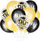 GoldRock 90 Geburtstag Deko Luftballon, 15 Stück Geschenk zum 90 Geburtstag Ballon Set, 90. Geburtstag Ballons Frau Mann, Happy Birthday Ballon 90 Jahre, Helium Ballon 90 für Party/Tisch Dekoration
