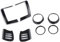 Zuyejuu 8Pcs Air Vent-Abdeckung gepasst for BMW MINI Cooper F55 F56 F57 Carbon-Faser-Innenleisten Auto Air Outlet Borte Aufkleber (Color Name : Carbon fiber)
