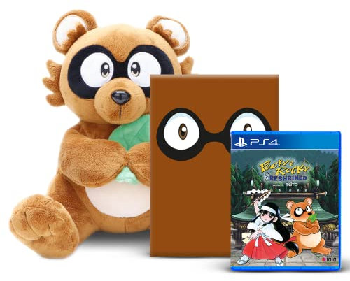 Pocky & Rocky Reshrined Collector's Edition Plushie Bundle - [PlayStation 4] - LIMITED
